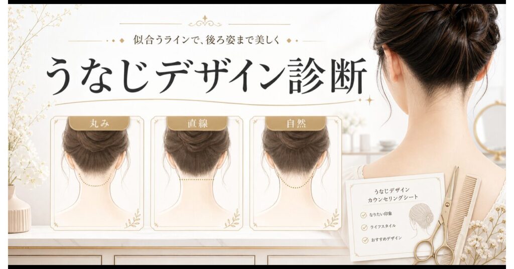 襟足の形を整える種類とデザイン｜あなたに似合ううなじの選び方のアイキャッチ