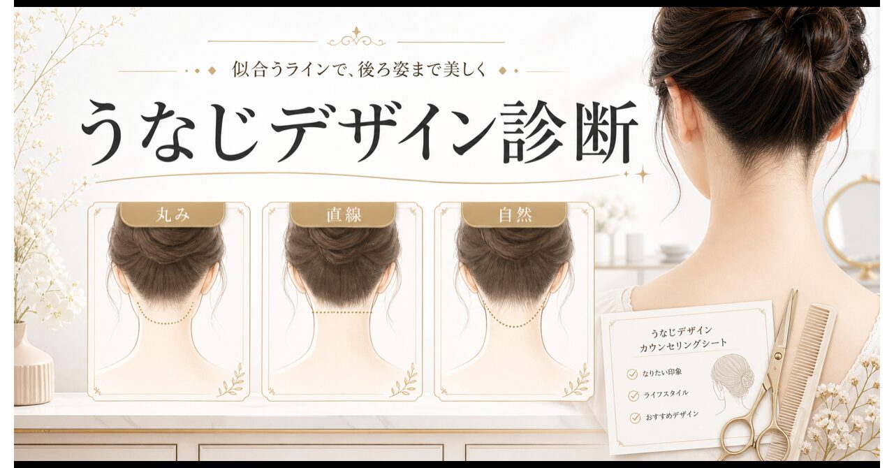 襟足の形を整える種類とデザイン|あなたに似合ううなじの選び方のアイキャッチ
