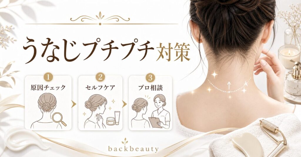 うなじのプチプチを治す完全ガイド｜原因別セルフケア＆プロの矯正術のアイキャッチ