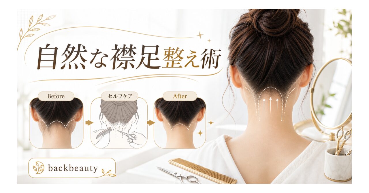 【自分でできる】襟足の自然な整え方|失敗しないセルフケアとプロの技を徹底解説のアイキャッチ